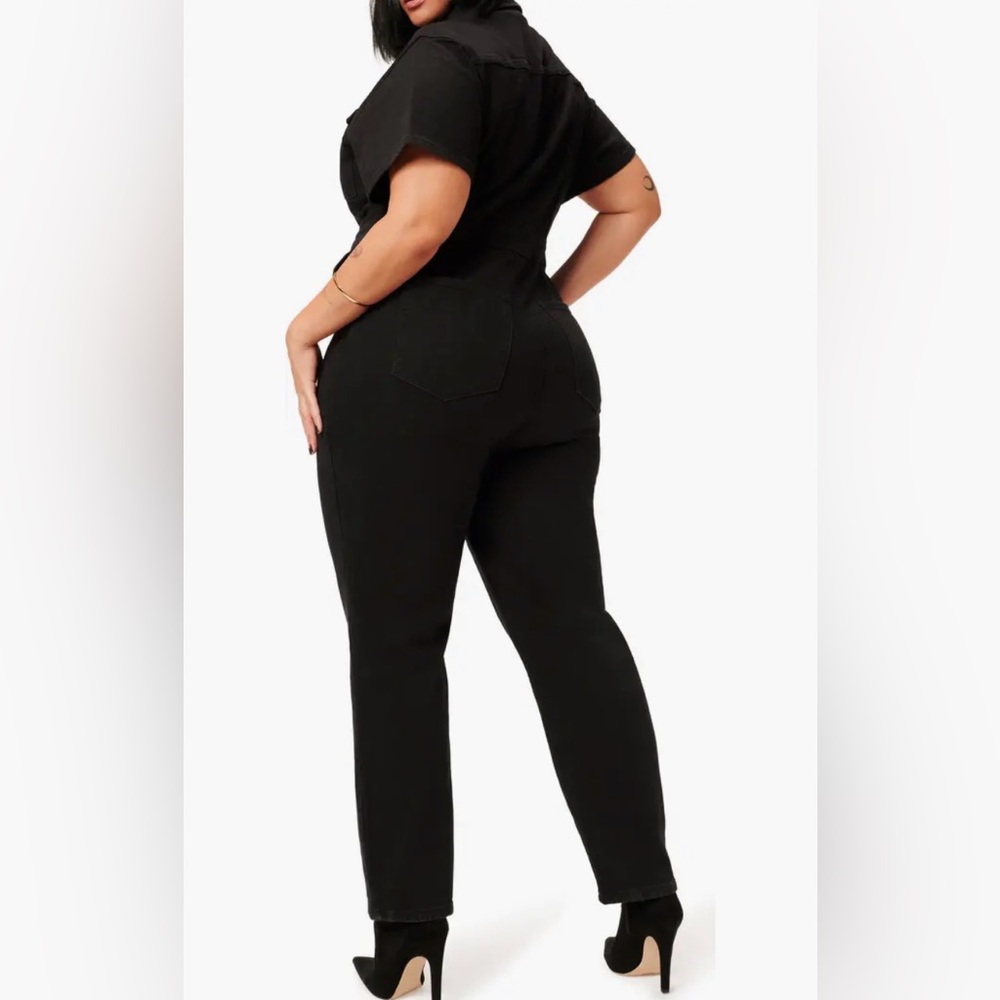 NWT Good American Fit for Success Jumpsuit Black - Picture 4 of 4
